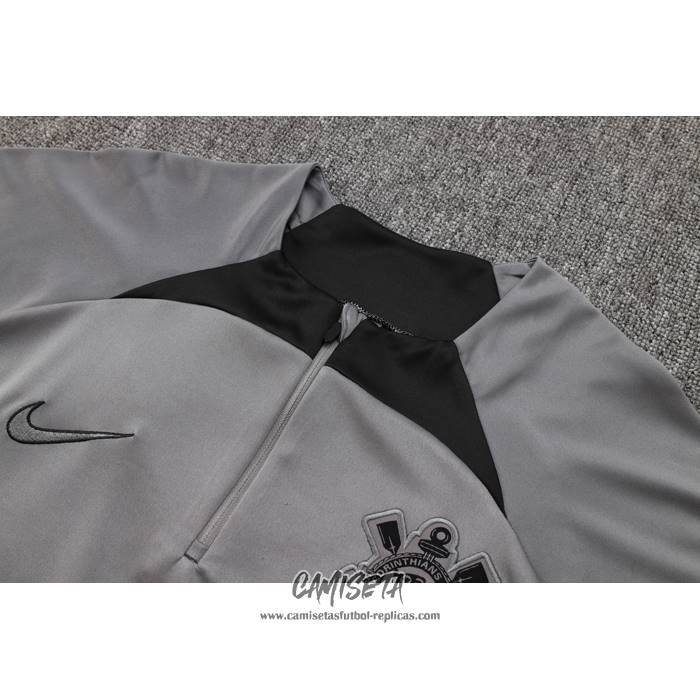 Chandal de Sudadera del Corinthians 2024-2025 Gris